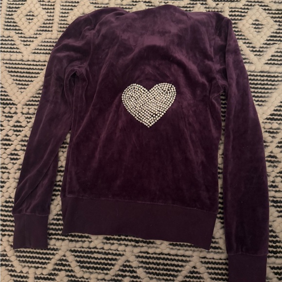 Twisted Heart Purple Track Set with Rhinestone Heart - Picture 5 of 6